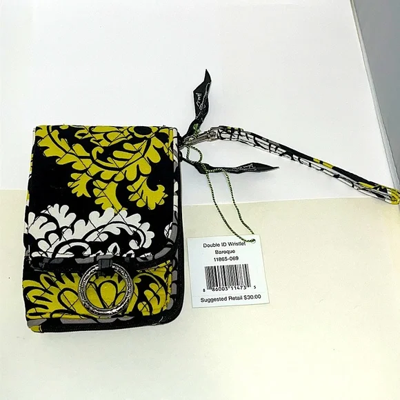 VERA BRADLEY DOUBLE ID WRISTLET - BAROQUE - Picture 1 of 6